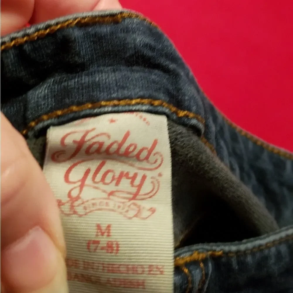 Faded Glory Girls Jeans Sz M (7/8)